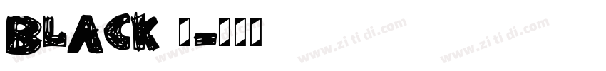 BLACK 中字体转换 BLACK 中字体转换